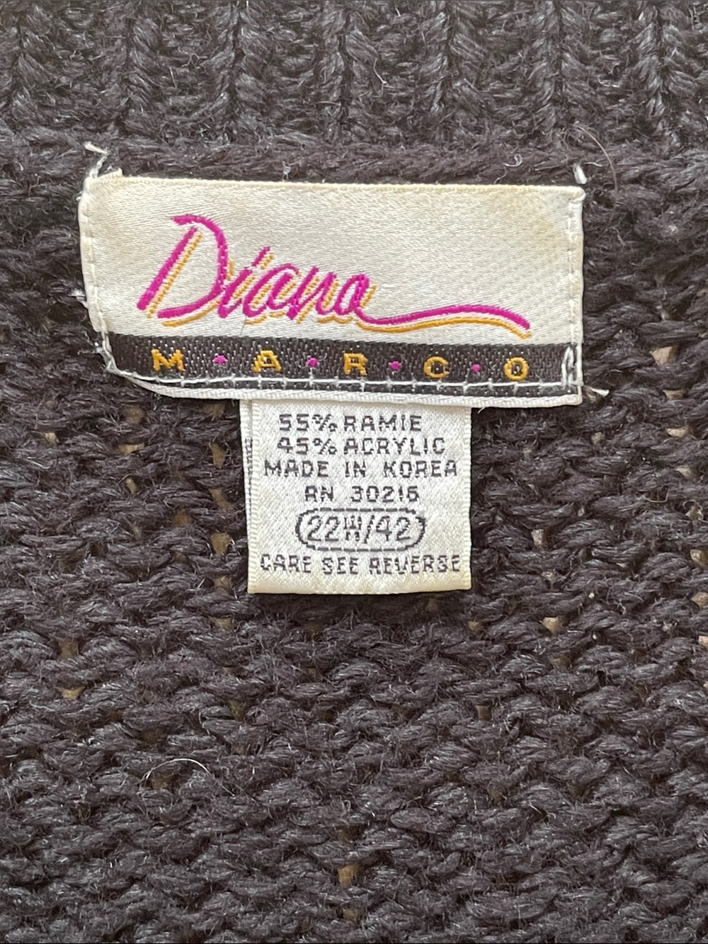 Vintage 1980s Diana Marco Heavy Knit Cardigan Sweater Western Fringe - Picture 2 of 14